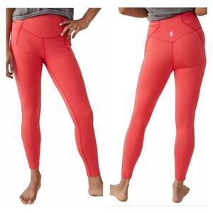 Free People Movement Set The Pace Leggings Cayenne L NWT $98